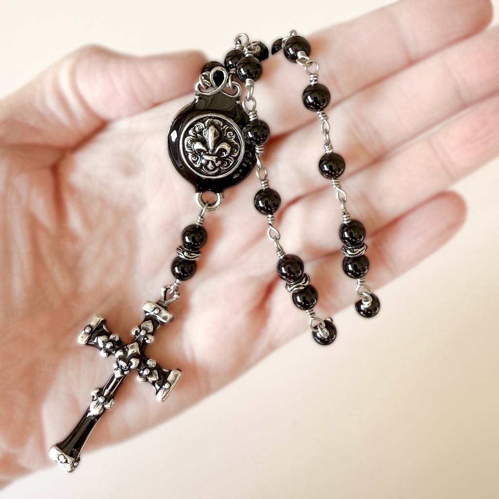 Royal Fleur Rosary Necklace