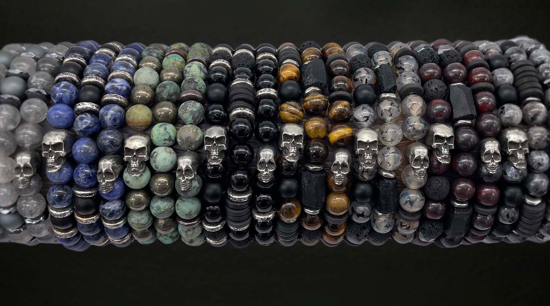 Gemstone Bracelets for Men and Women by Rock My Wings