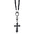 skull and cross rosary necklace for men