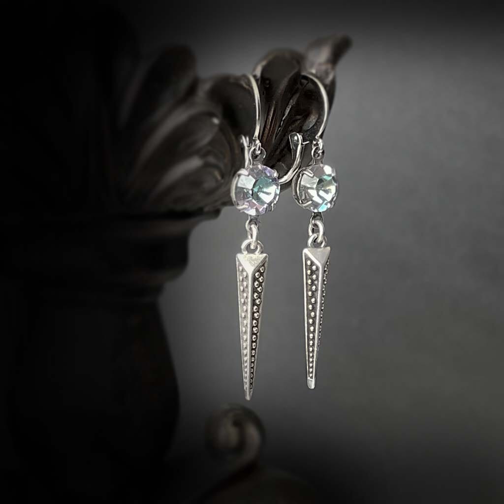 Bling earrings for women - rocker jewelry