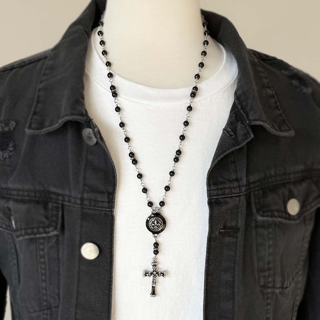 Royal Fleur Rosary Necklace