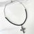 Rock n Roll Jewelry - Black cross necklace for women