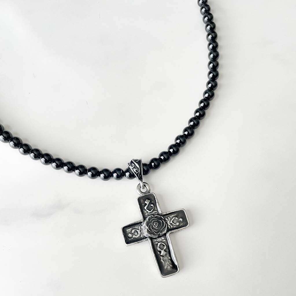 Cross necklace for women - rock n roll jewelry