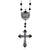 beaded crown rosary necklace for women by rock my wings