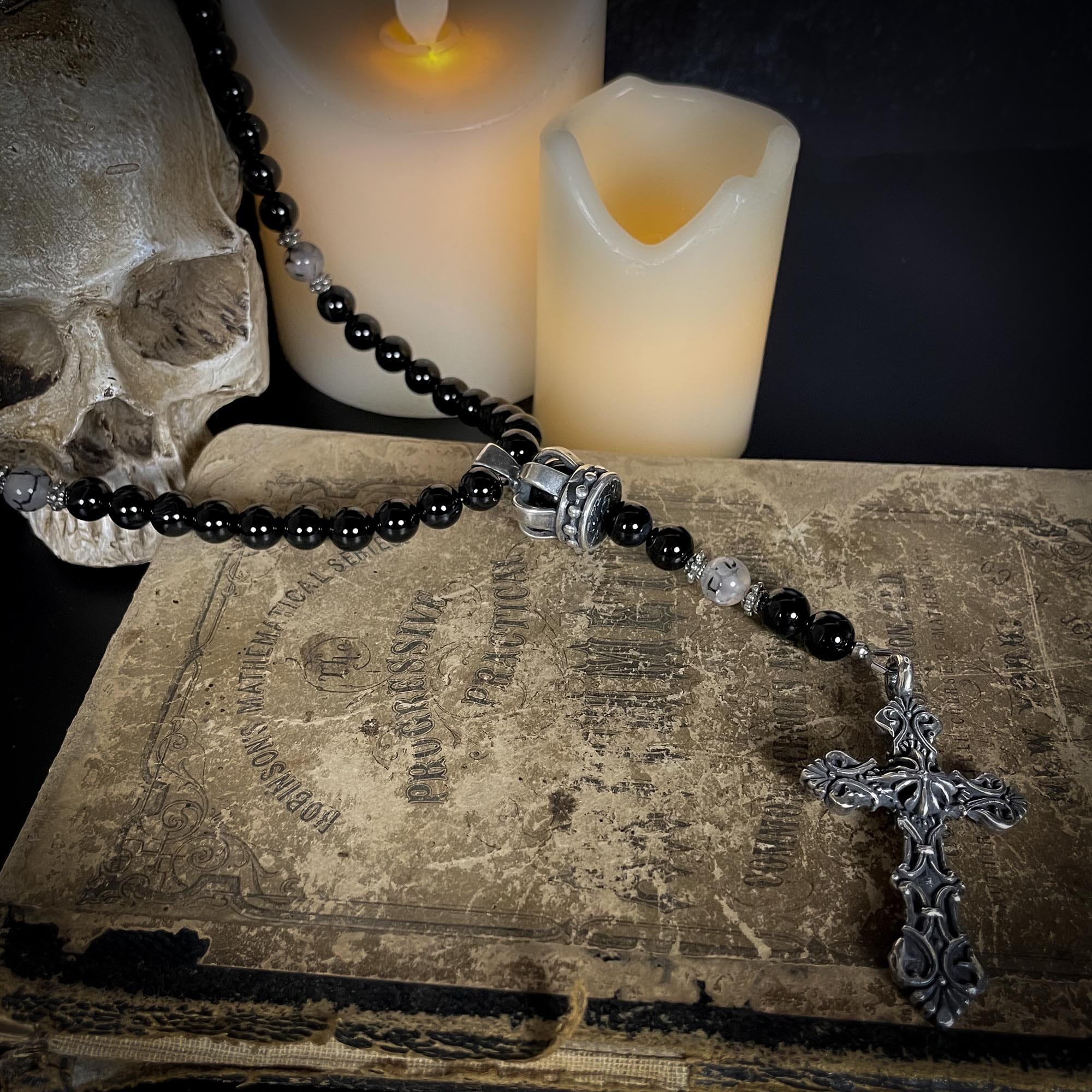 Crown Devotion Rosary Necklace