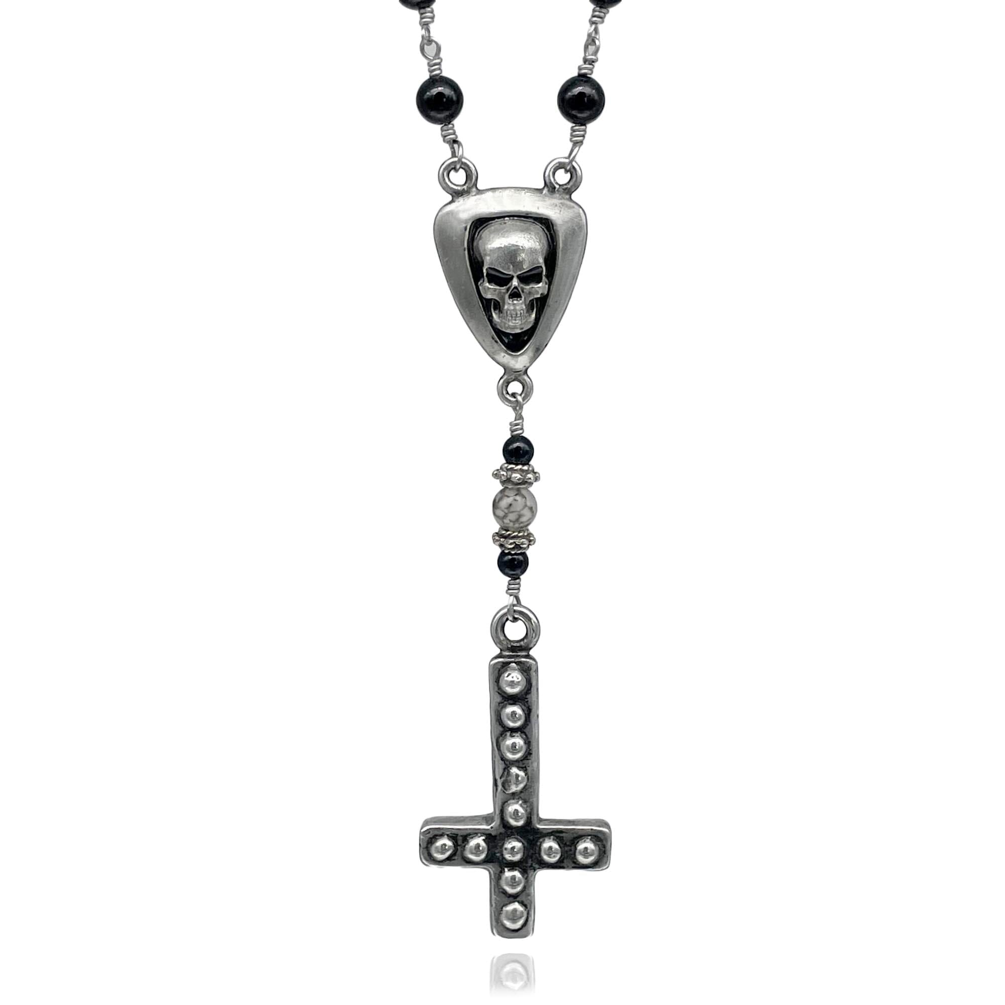 Fallen Angel Rosary Necklace