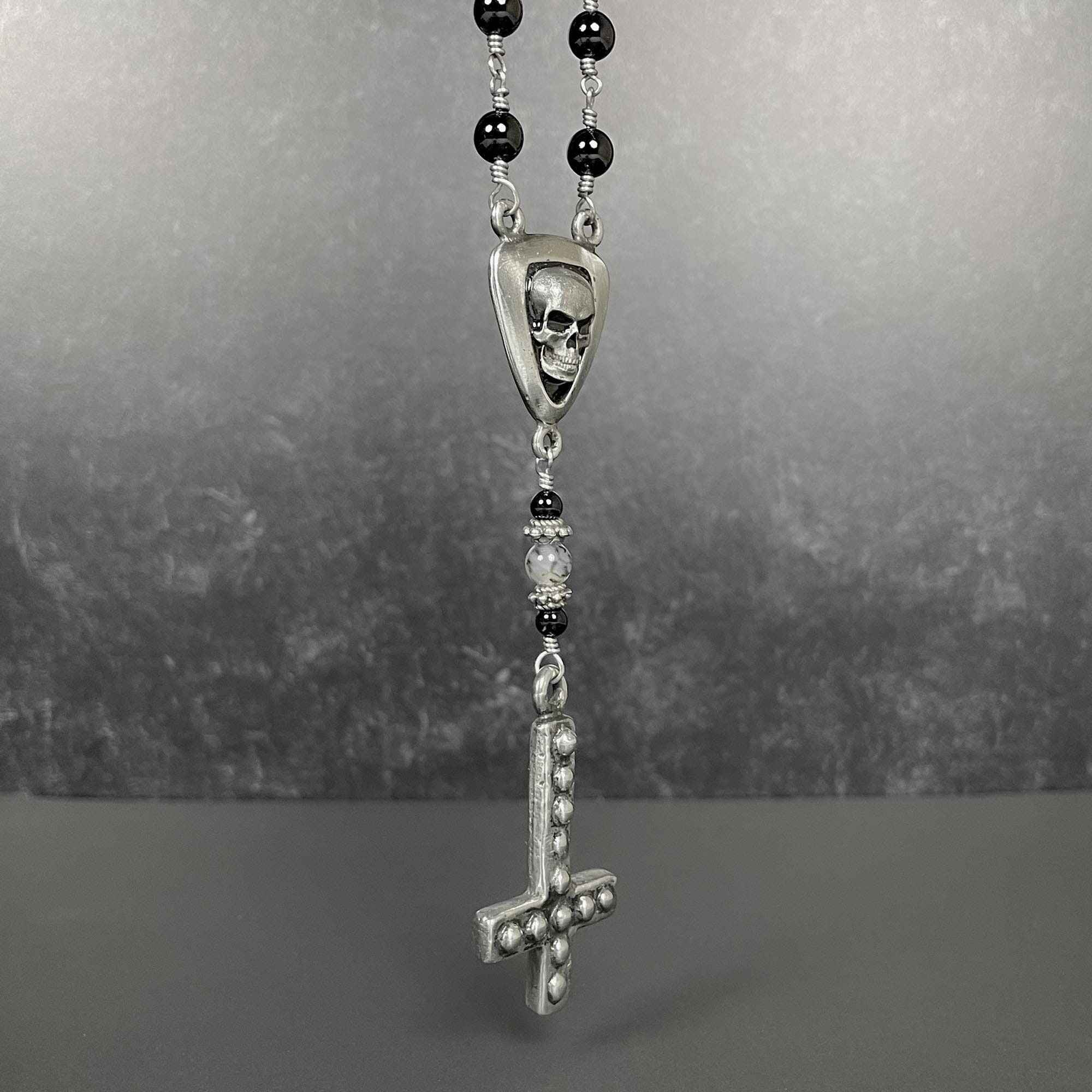 Fallen Angel Rosary Necklace