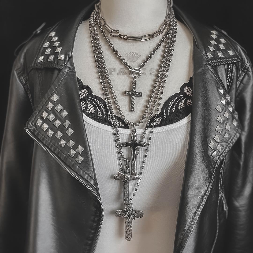 Rebellious Cross Pendants for Men or Women by Rock My Wings