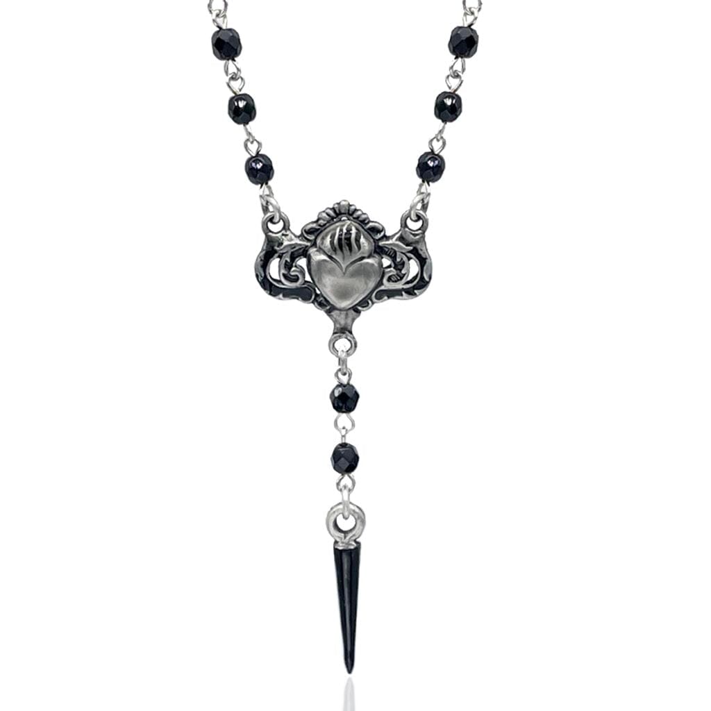 Sacred Love Blade Rosary Necklace