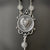 Close up view of the heart rosary center 