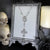 women's beaded rosary necklace gray gemstone