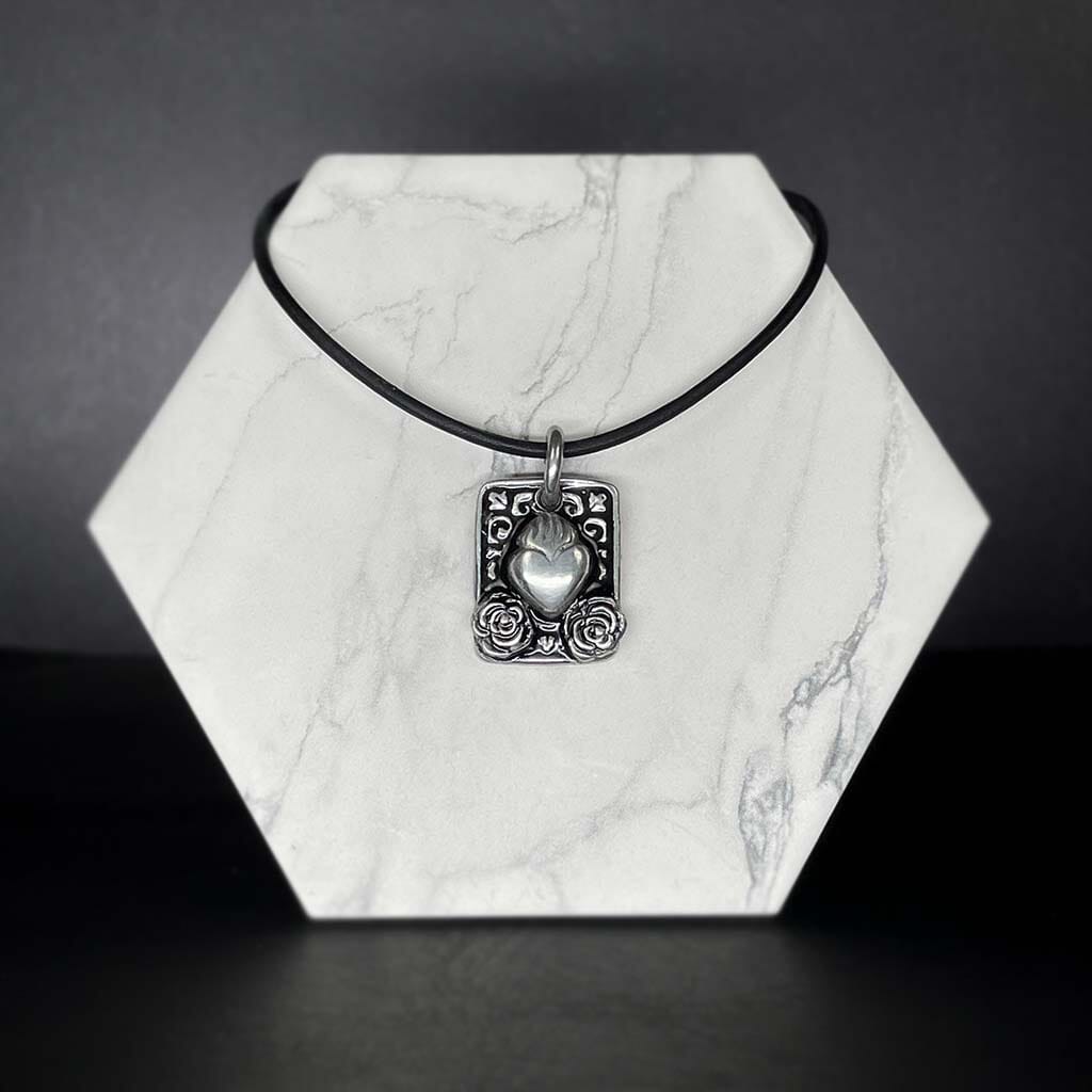 Sacred Heart Pendant for Women by Rock my Wings