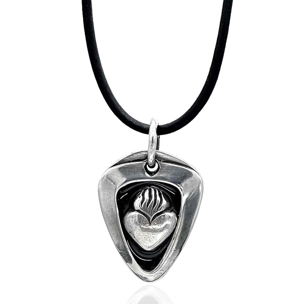 Sacred Heart Shield Pendant