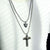 Men's leather necklace for the rocker 