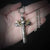 Bold and rebellious skull cross necklace for men or women. Rock in style.