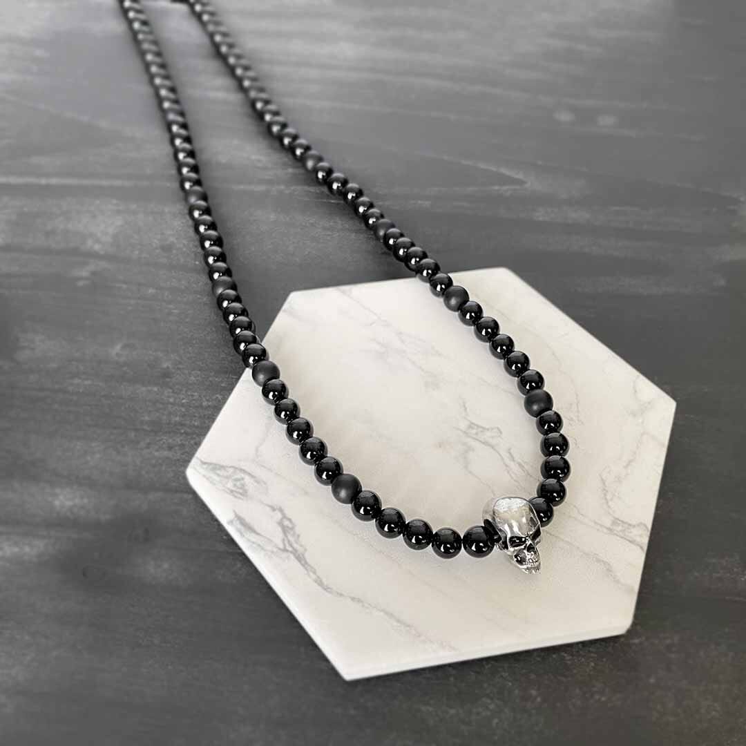 Skull Necklace for Men by Rock My Wings