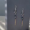 Cross and Spike earrings for women - rocker jewelry