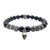 skull charm bracelet for women by rock my wings