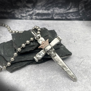Skull and Cross Pendant by Rock my Wings