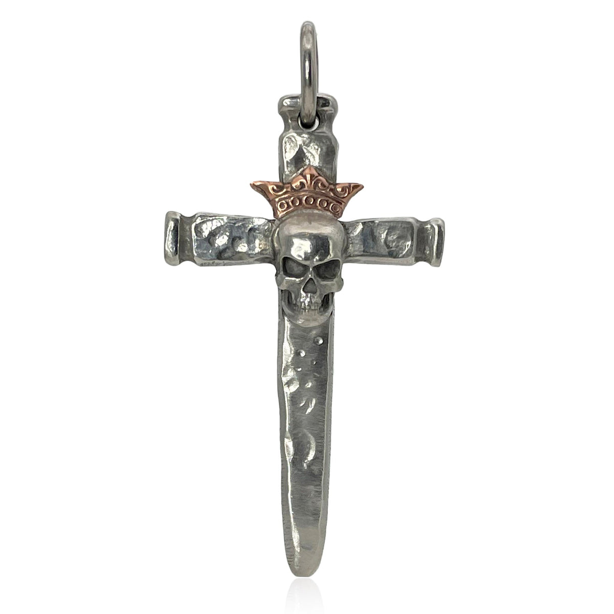 Nail in my Coffin Skull Cross Pendant by Rock My Wings